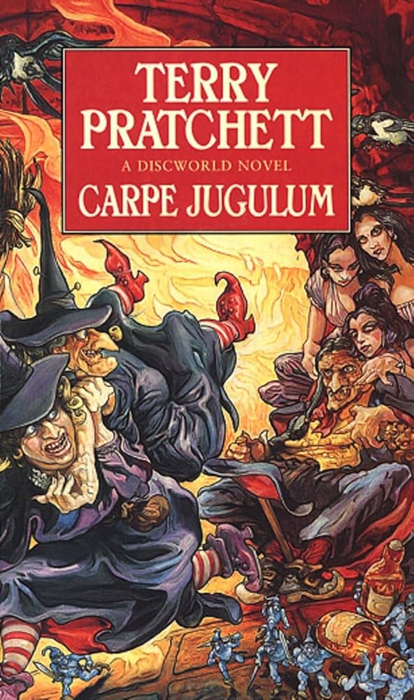 Book Cover - Carpe Juggulum - Terry Pratchett